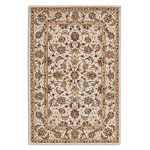 Aubrey Hook Wool Area Rug - Black, 5'6" Round - Frontgate