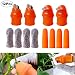 YBB 12 Pcs Gardening Silicone Thumb Knife Harvesting Tool, Separator Finger Plant Fruit Picking Knife Garden Tool (L)