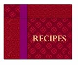 Recipe Card Box 4 x 6 Mini Print Red