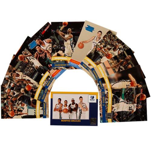 Panini Memphis Grizzlies 2010/11 Team Set, 14 Rookie Cards, And Storage Album