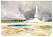 The Castle Geyser, Upper Geyser Basin, Yellowstone National Park (Reprint measured in...