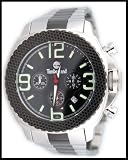 Timberland - Timberland 46MM CHRONO Mens Watch, Stainless/Black, - QT7127103