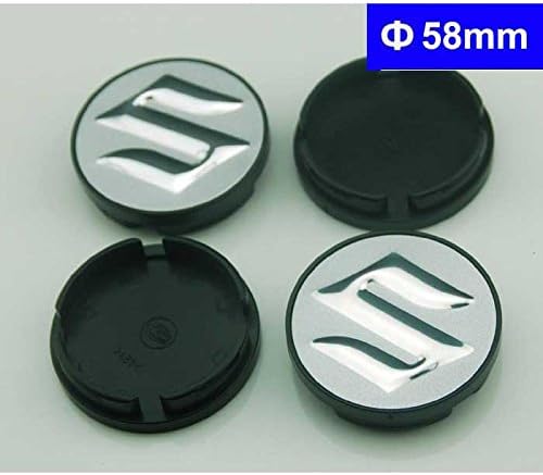 4pcs W138 58mm Car Styling Accessories Emblem Badge Sticker Wheel Hub Caps Centre Cover SUZUKI Swift Grand Vitara Alto SX4 Splash Kizashi