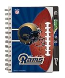 St. Louis Rams Deluxe Hardcover, 5 x 7 Inches Notebook and Pen Set, Team Colors (12024-QUZ)