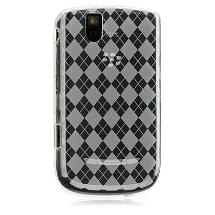 Clear Check Flexi Skin Case for Blackberry 8830 (Alltel, Verizon, Sprint, U.S. Cellular)