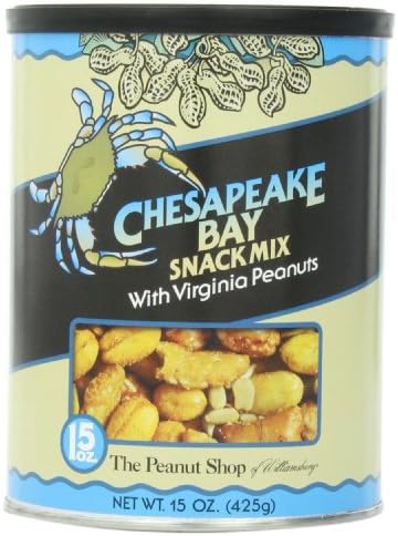 Southern Shores Specialties Chesapeake Bay Snack Mix, 15-Ounce Tin