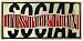 Social Distortion Rectangular Band Metal Belt Buckle