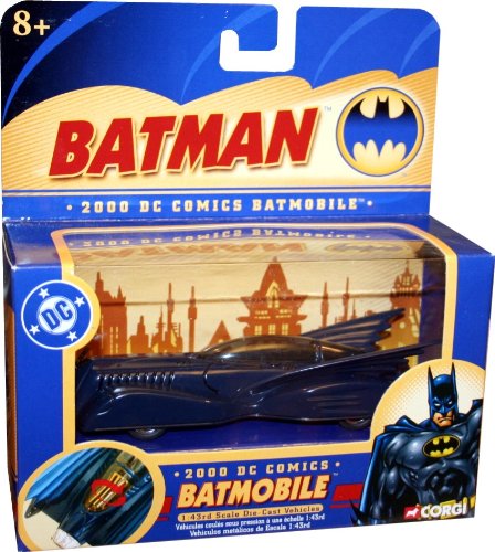  2000 DC Comics BATMOBILE 1:43 Scale Die-Cast Vehicle CORGI 2004 Batman Collectibles 77302