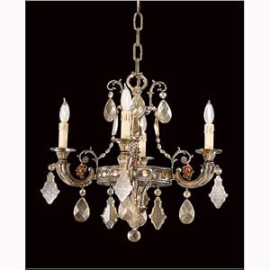 Savoy House Dark Flemish Highlighted Twelve-Light Chandelier