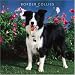 Border Collies 2008 Square Wall