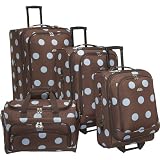 American Flyer Grande Dots 4-Piece Luggage Set