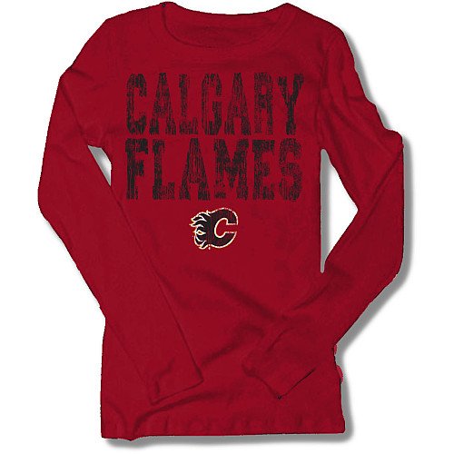 5Th And Ocean Calgary Flames Women's L/S Tee Large