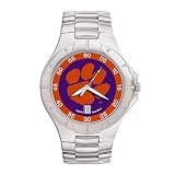 Clemson Tigers NCAA Men's Pro II Watch with Stainless Steel Bracelet