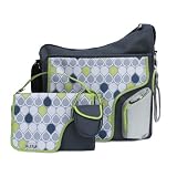 51LZzi8YKpL. SL160  JJ Cole System 180 Diaper Bag, Navy Drop