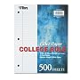 TOPS 62349 Mediumweight 16-lb. Filler Paper, 11x8-1/2, 5/16" College Rule, 500 Sheets/pack