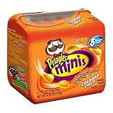 Pringles Minis Potato Crisps, Cheddar Cheese, 5-Count Packages (Pack of 10)