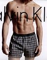 Calvin Klein Men's Traditional Fit Yarn Dyed Woven Boxer