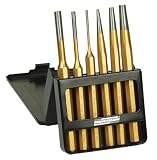 Produkt-Bild: Mannesmann M65410 Schlagwerkzeug-Satz 6-teilig Splintentreiber + Durchschlag