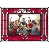 Arizona Cardinals Art Glass Horizontal Frame