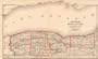 Asher & Adams 1869 Map of Wayne, Monroe, Orleans, Genesee, & Niagara Counties