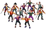 Rhode Island Novelty Plastic Pirate Action Figures (1 Dozen)