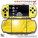 Stardust Yellow WraptorSkinz Skin and Screen Protector Kit fits Sony PSP 30 ....