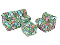 Children's 3Piece Sofa Set (Mini Mushroom), Jungle