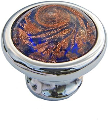 12pcs 12-138 Diameter 37mm Handmade Multicolour Craft Glass Cabinet Knobs Home Decor Cupboards Drawers Pulls Handles Modern Furnitures Exquisite Unique Hardwares Fittings