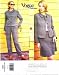 Dressy Pants - Vogue 1937 Sewing Pattern American Designer Anne Klein II Misses Jacket Skirt Pants Suit Size 8 - 12