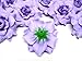 (100) Silk Purple Roses Flower Head - 1.75