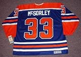 MARTY McSORLEY Edmonton Oilers 1987 CCM Vintage Throwback Away NHL Hockey Jersey