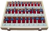 Woodline USA WL-2010 30 Piece Professional Router Router Bit Set - 1/2-Inch Shank