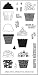 Fiskars 4-Inch-by-8-Inch Clear Stamp, Cupcakes and More
