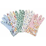 カラフル園芸手袋5双組(5柄アソート)
