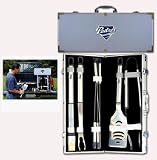San Diego Padres 8 Piece BBQ Set With Case