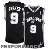 adidas San Antonio Spurs Tony Parker Youth (Sizes 8-20) Revolution 30 Replica Road Jersey