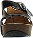 Refresh MARA-01 Women's Slide On Comfort Criss Cross Platform Wedge Sandal