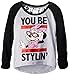 Disney Girls' Minnie Mouse Raglan T-Shirt