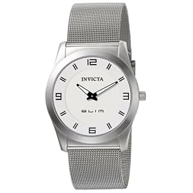 Invicta Men's Slim Collection Round Stainless Steel Mesh Watch #5149