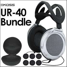 Click here to buy Koss UR-40 Folding Home Theater Headphones Bundle.