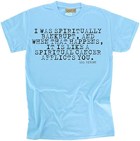 Mel Gibson T-shirts - I was - Cancer Tshirts Unisex-Large-Blue
