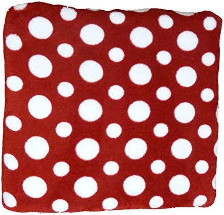 Everyday Living Red & White Polka Dot Super Soft Microplush Fleece Throw Blanket