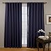 ECLIPSE Fresno Modern Blackout Thermal Rod Pocket Window Curtain for Bedroom (1 Panel), 52