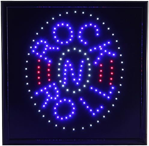 Rock N Roll Glowing Retro Neon-Styled LED Sign - Game Room Or Bar Wall Décor