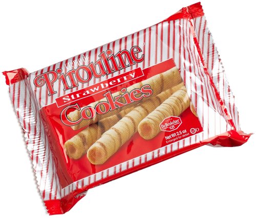 Pirouline Strawberry Cream de Pirouline, Cream Filled Wafer Rolls, 2.5-Ounce Packages... by Pirouline