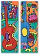 Percussionary Measures and Rockabilly Red Music City Set by Sonya Paz 12"x36" Art Print Poster