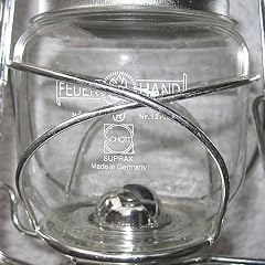 Glas transparent f�r FEUERHAND Sturmlaternen