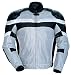 Apparel : ARMOR RACING MESH & LEATHER Motorcycle Jacket Gray