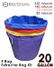 New 20 Gallon 8 Bag Herbal Extracts Bubble Hash Ice Bags Kit