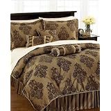 Pem America 'Golden Damask' 7-Piece Comforter Set, Queen